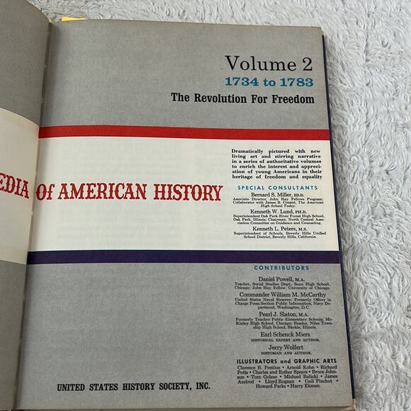 Vtg Pictorial Encyclopedia of American History 2 and 7 - 1861-1865 and 1734-1783 - Picture 5 of 16